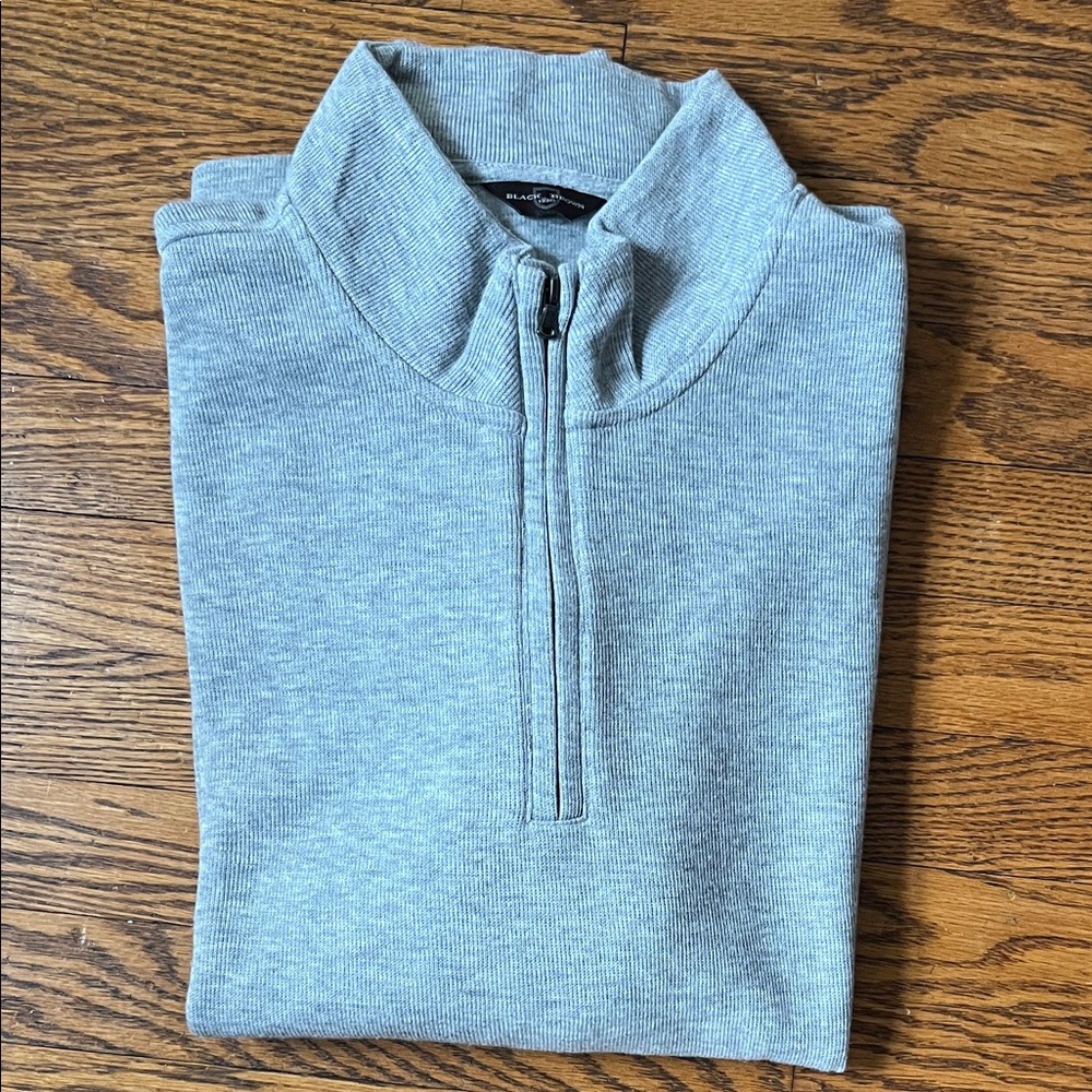 Men’s quarter zip cotton sweater